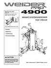 Weider Pro 4900 List of Exercises PDF file