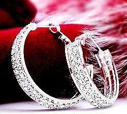 wholesale 12 pairs noble round bridal prom crystal rhinestone earrings