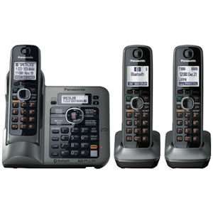 DECT 6.0 Plus Expandable Phone in Metallic Gray with Talking Caller ID 