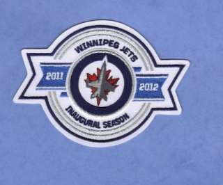 Official Collector Patch NHL Patch Winnipeg Jets Inaugural Season 2011 