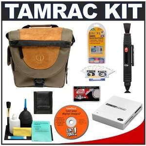  Tamrac 3535 Express 5 Camera Bag (Khaki) + Accessory Kit 