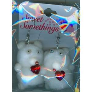 Valentines Gifts  PPVAL144E Teddy Bear Earrings 