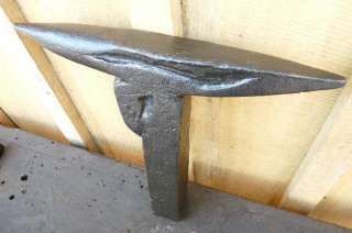 Old Blacksmith Bick Iron Beak Horn Stake Stump Anvil Tool 25LB  