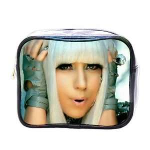    Cute Poker Face Lady Gaga Collectible Mini Toiletry Bag Beauty