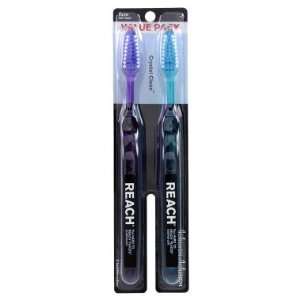  Reach Crystal Clean Toothbrushes   2 Pack Health 