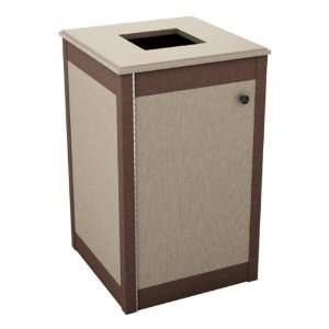  Deluxe Top Load Waste Receptacle with Plain Panels 26 