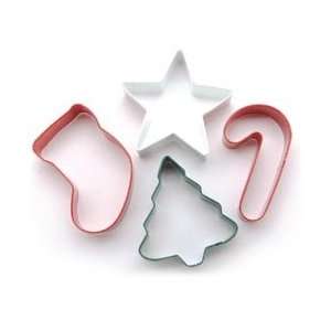  Wilton Metal Cookie Cutters 4/Pkg Jolly Shapes; 3 Items 