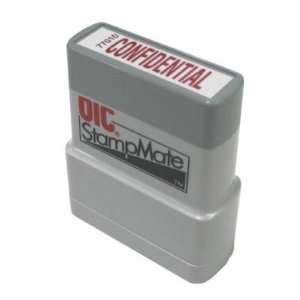   OIC Pre Inked Confidential Message Stamp OIC77010: Office Products