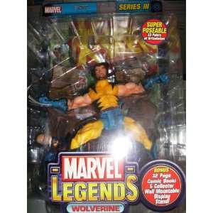   Marvel Legends (Unmasked Variant) Wolverine Series III Toys & Games